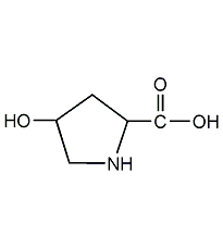 L-4-羥基脯氨酸結(jié)構(gòu)式